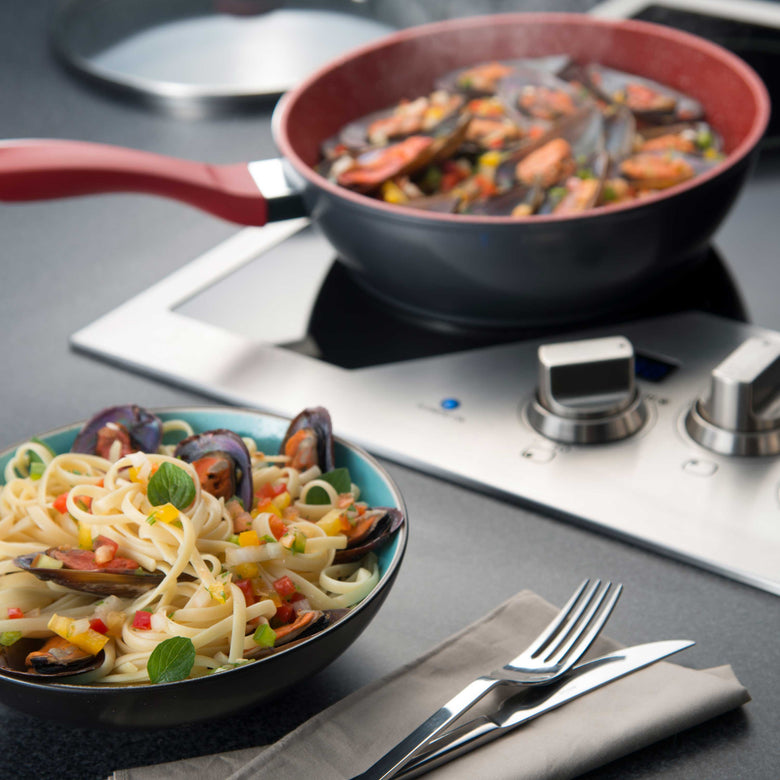 Panela Polishop Day By Day Vermelha 28cm