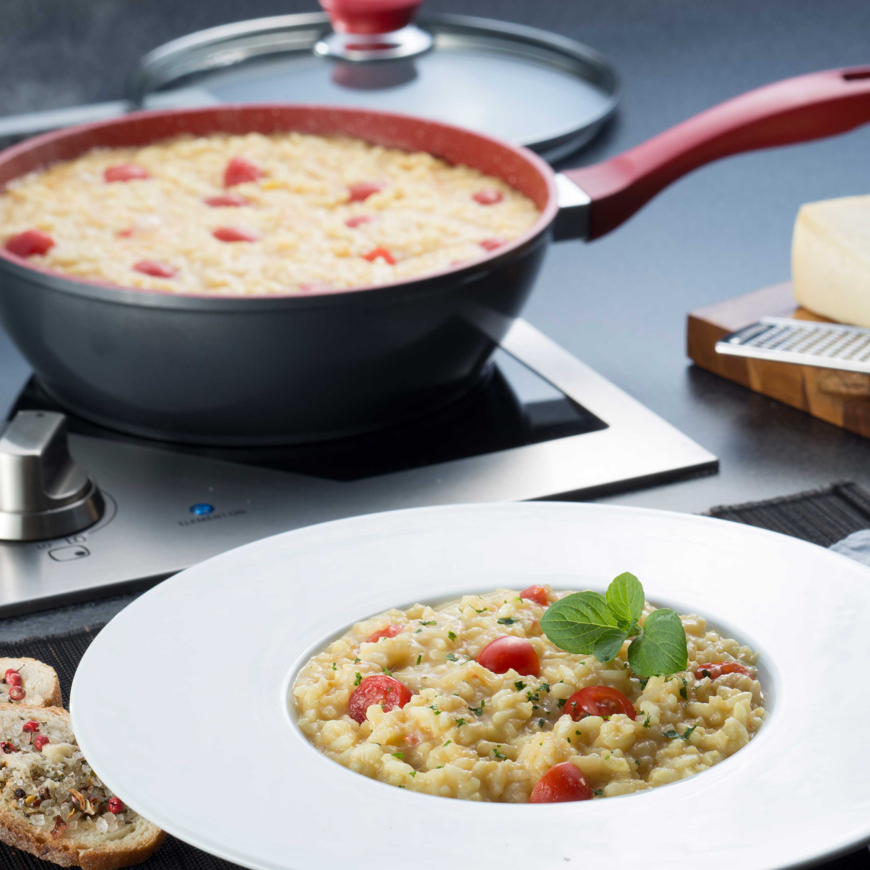 Panela Polishop Day By Day Vermelha 28cm