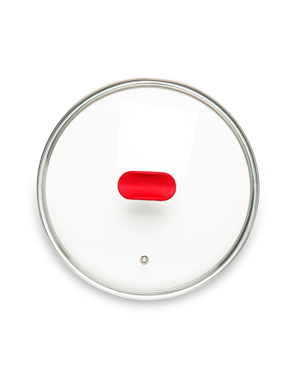 Tampa de Vidro Ichef Polishop - Shark Series - 20Cm - Vermelha - Vermelho