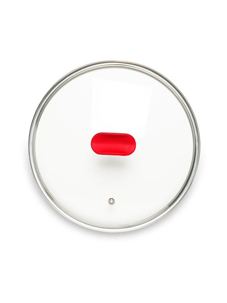 Tampa de Vidro Ichef Polishop - Shark Series - 20Cm - Vermelha