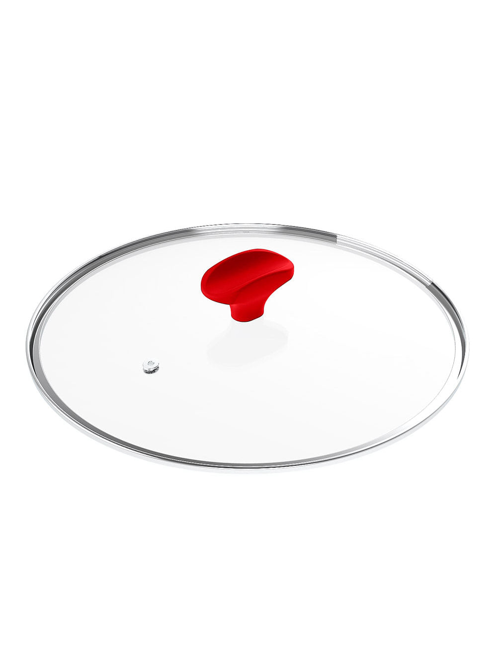 Tampa de Vidro Ichef Polishop - Shark Series - 20Cm - Vermelha