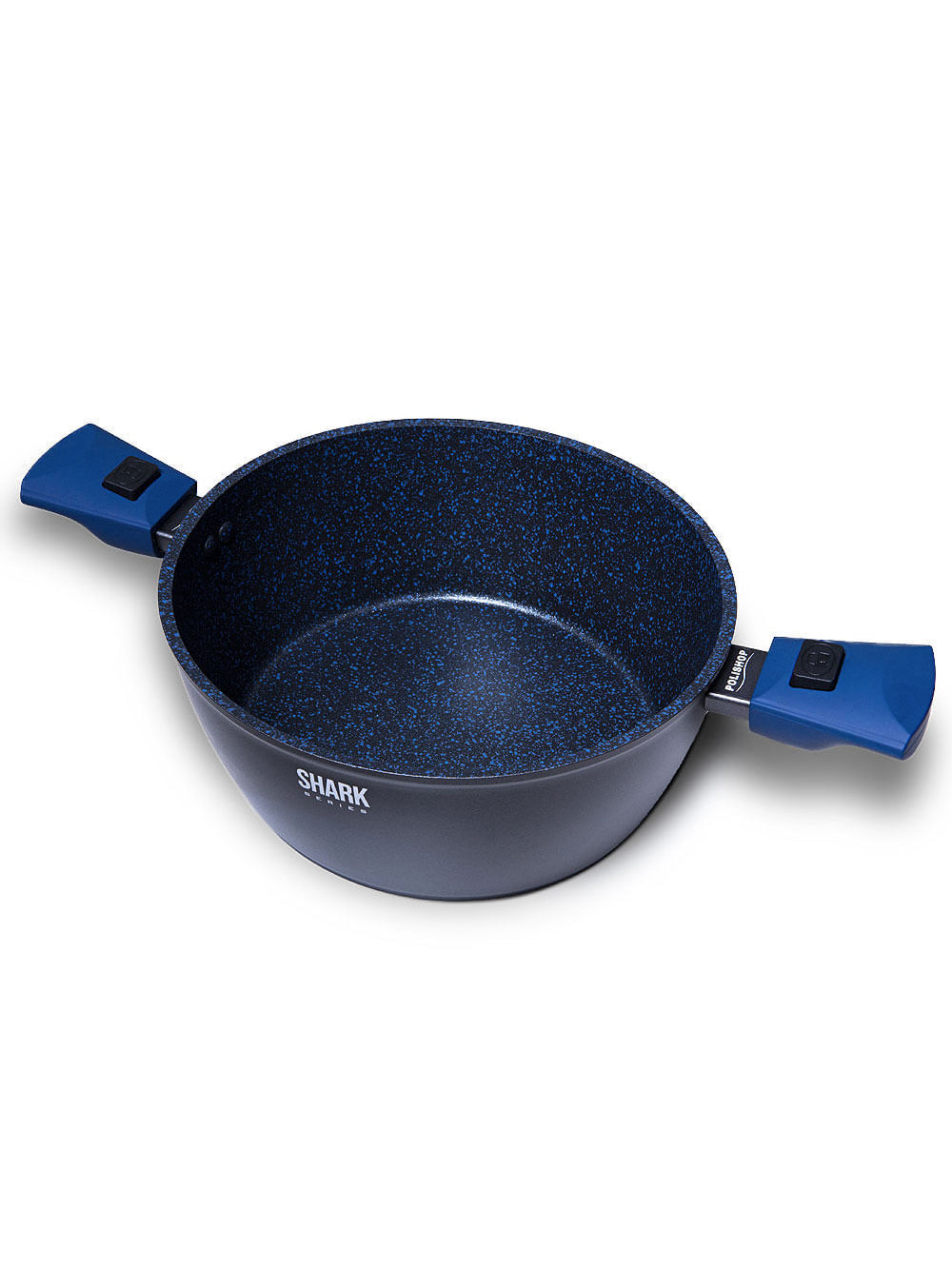 Panela Polishop Ichef Ultra Family Size Shark Series Azul 24cm
