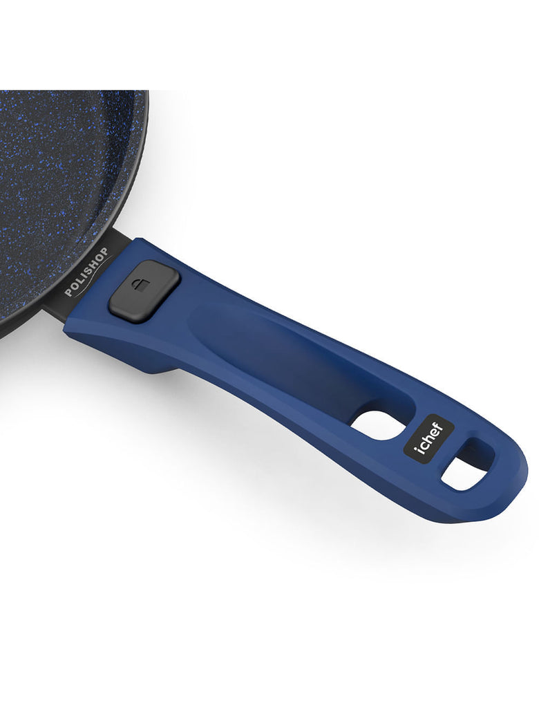 Panela Polishop Ichef Ultra Sauce Shark Series Azul 16cm