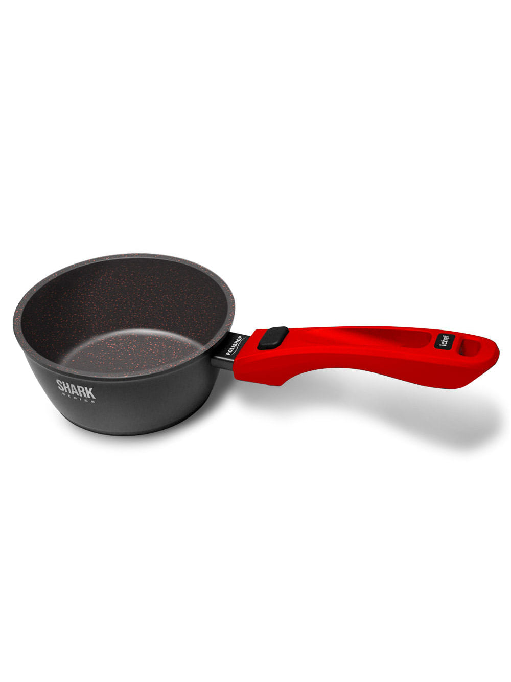Panela Polishop Ichef Ultra Sauce Shark Series Vermelha 16cm