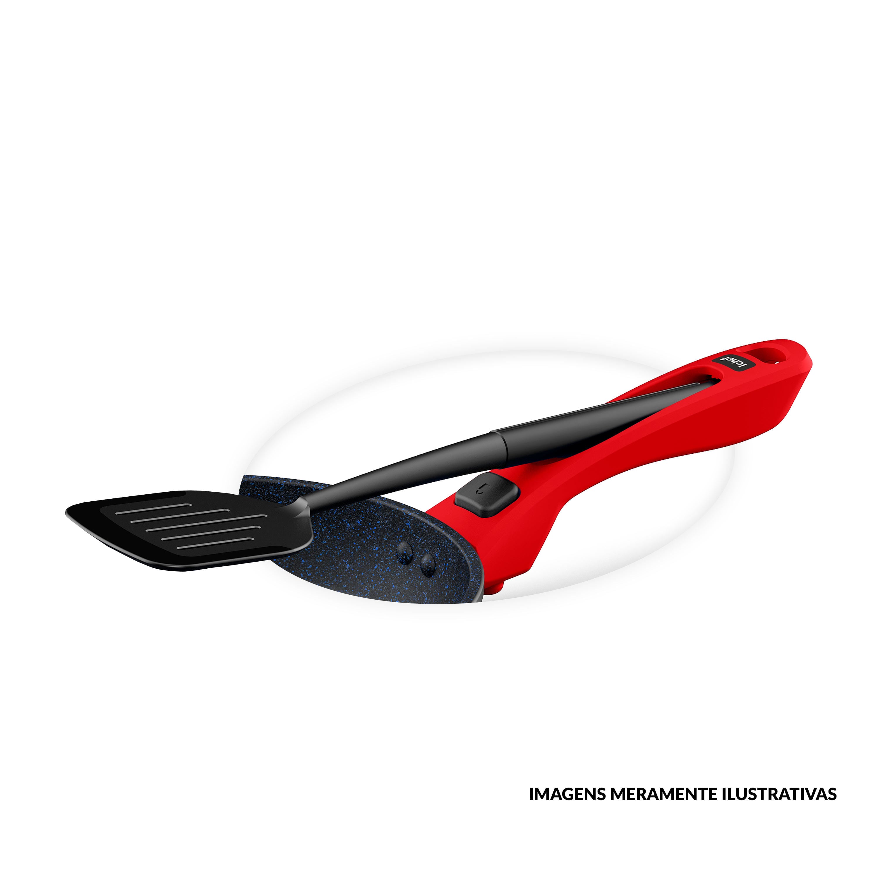 Panela Polishop Ichef Ultra Sauce Shark Series Vermelha 16cm