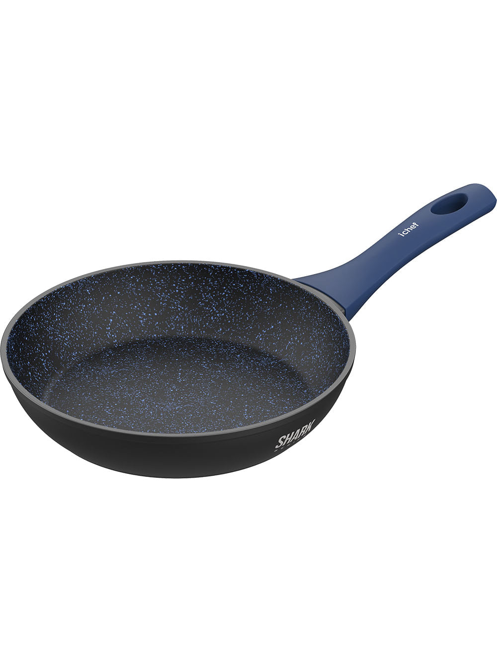 Panela Polishop Ichef Home Sauté Petit Shark Series Azul 20cm - Azul