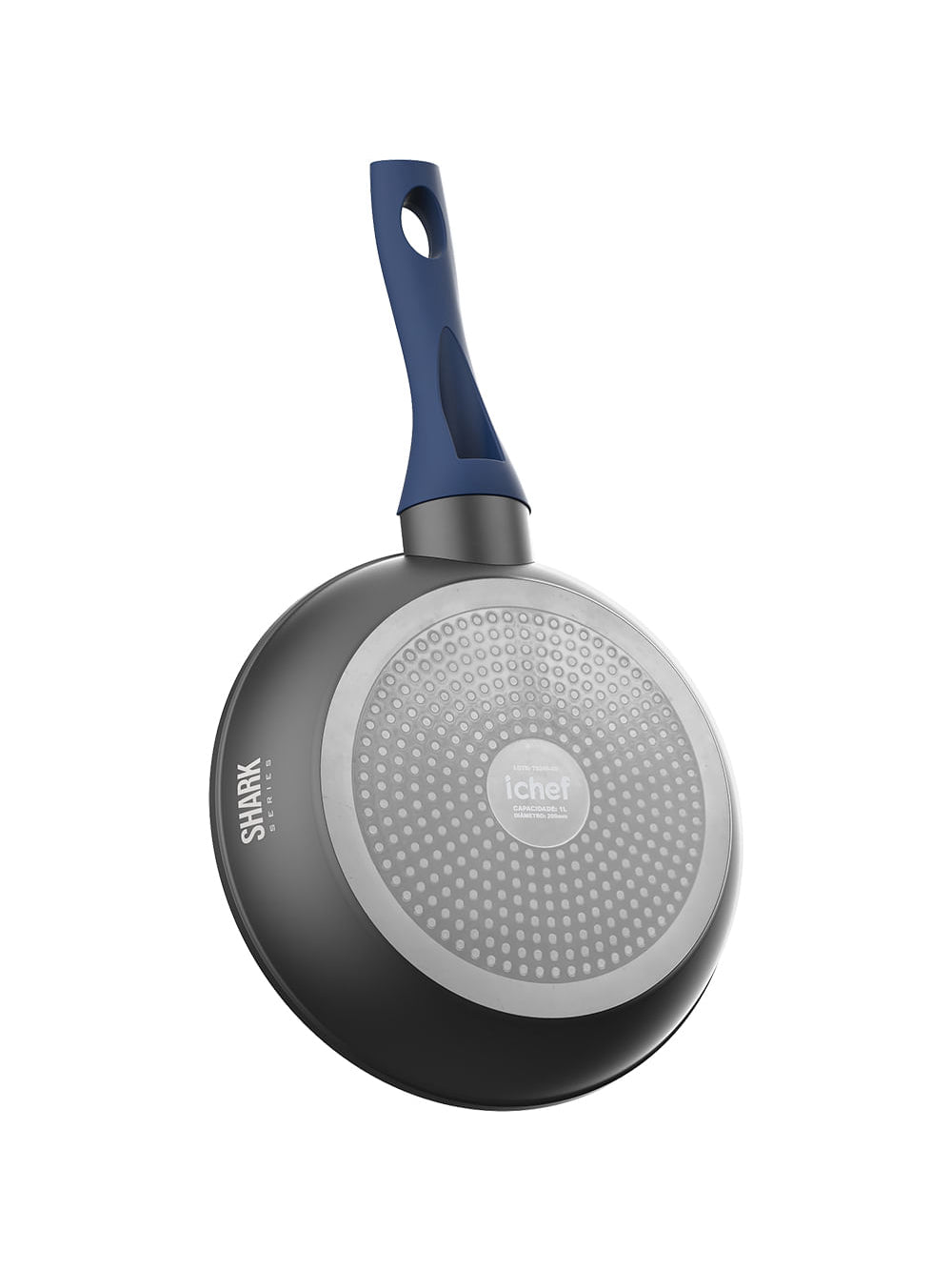 Panela Polishop Ichef Home Sauté Petit Shark Series Azul 20cm - Azul