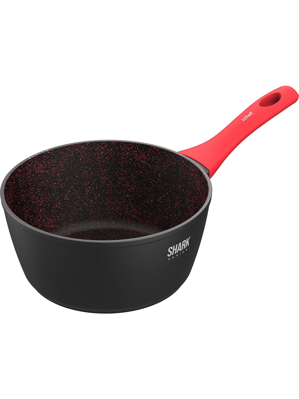Panela Polishop Ichef Home Sauce Shark Series Vermelha 20cm
