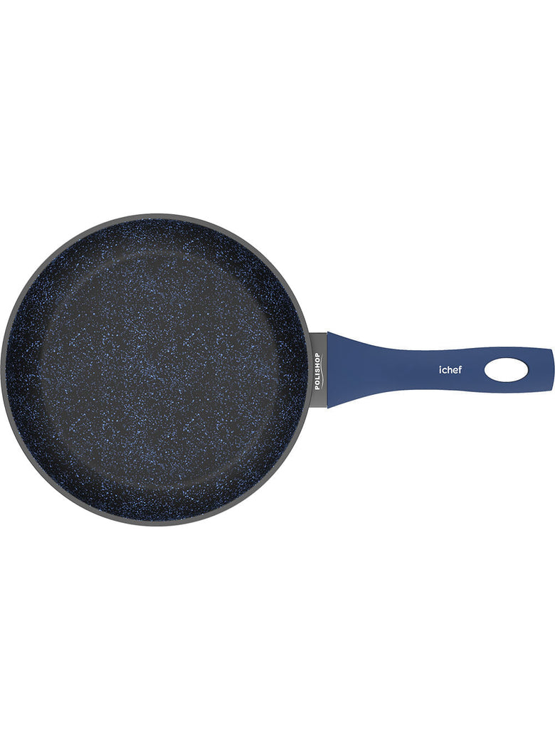 Panelas Ichef Home Sauté Grand e Family Size com Tampa de Vidro 24Cm Azul