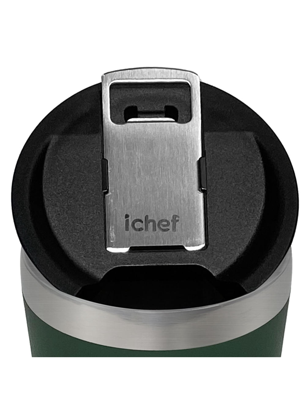 Conjunto de Facas Special Cut Blue Duo e Copo Térmico Com Tampa Smart Cup 600ml Ichef - Preto