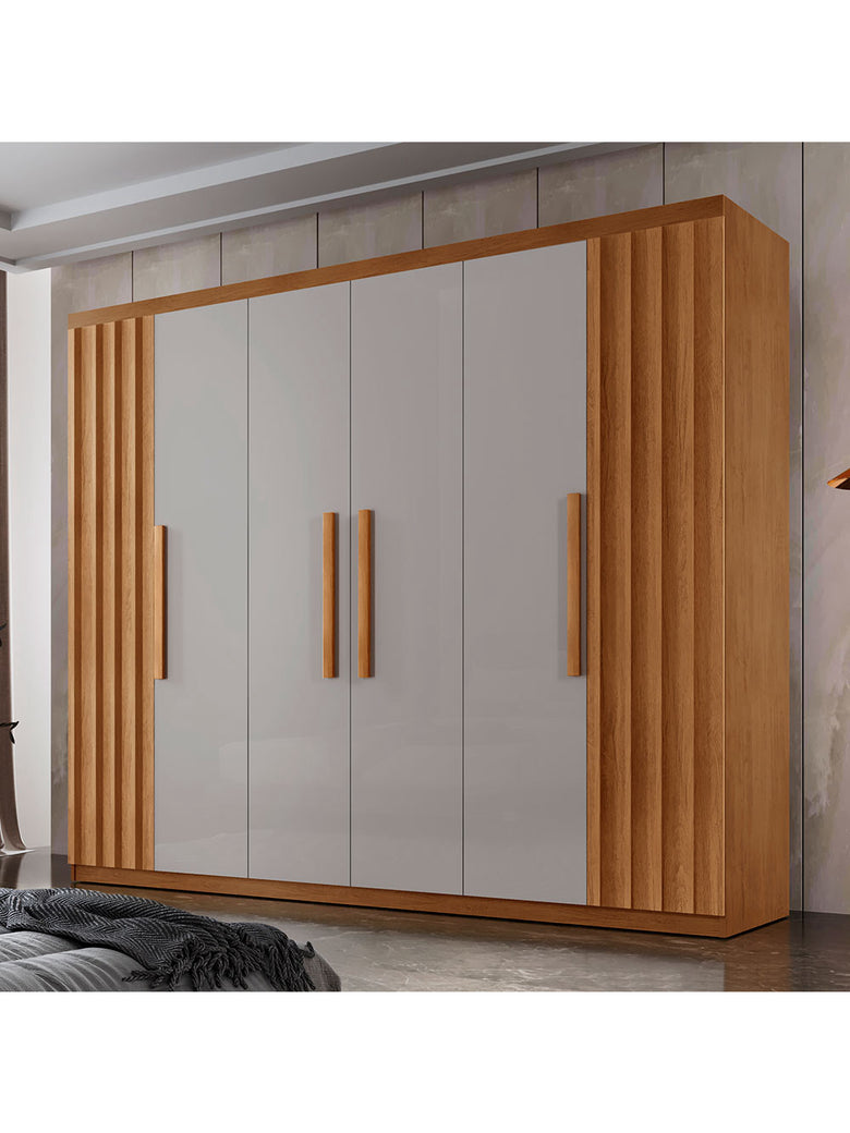 Guarda Roupa Casal Roma MDF 6 Portas e 2 Gavetas
