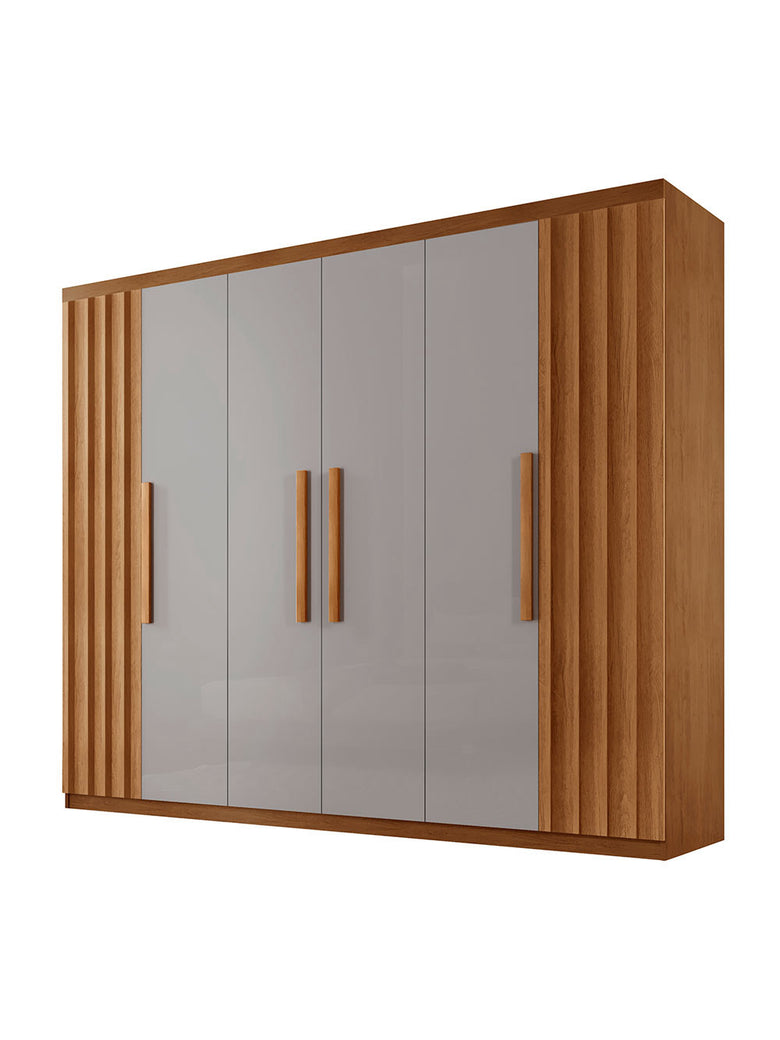 Guarda Roupa Casal Roma MDF 6 Portas e 2 Gavetas