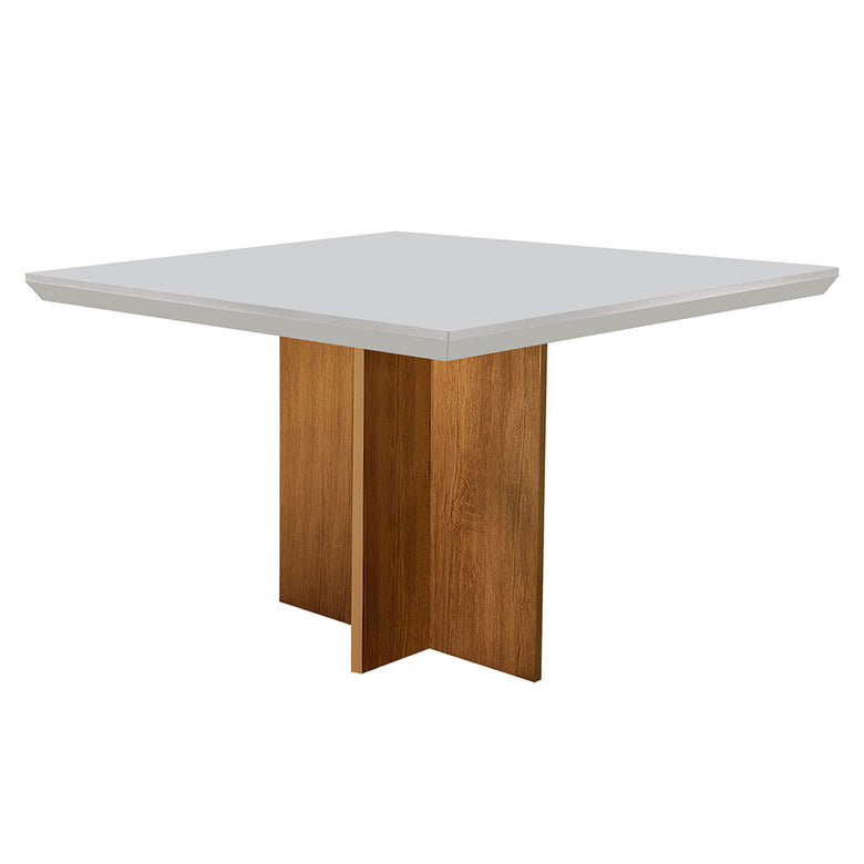Conjunto Sala de Jantar Mesa Olimpia 120 Cm em MDF e 4 Cadeiras Athenas