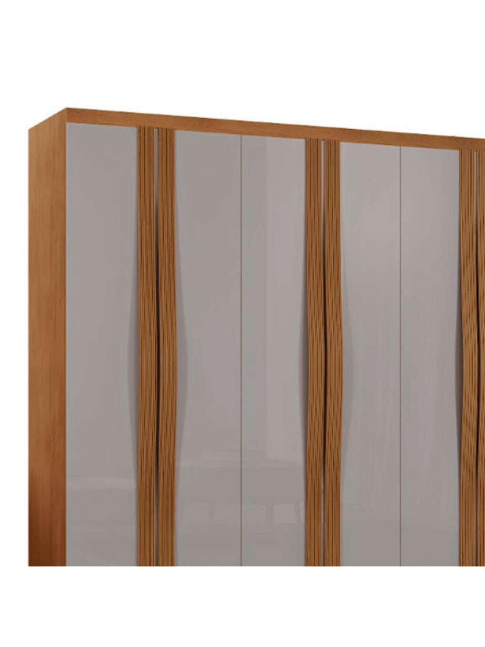 Guarda Roupa Casal Dunas com 8 Portas e 4 Gavetas MDF Moderna