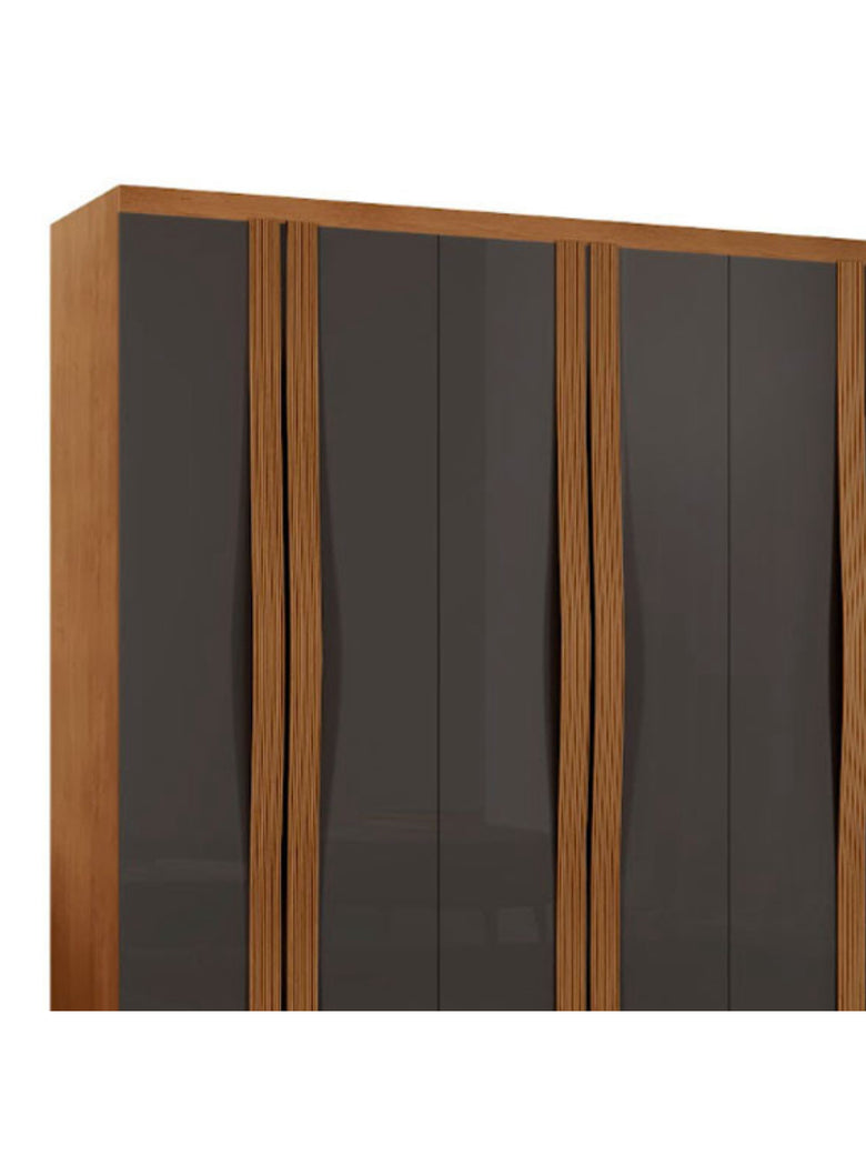 Guarda Roupa Casal Dunas com 8 Portas e 4 Gavetas MDF Moderna
