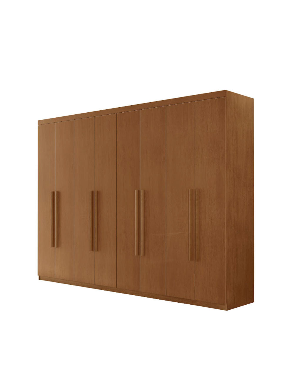 Guarda Roupa Casal Heros com 8 Portas e 4 Gavetas MDF Moderna - Naturalle