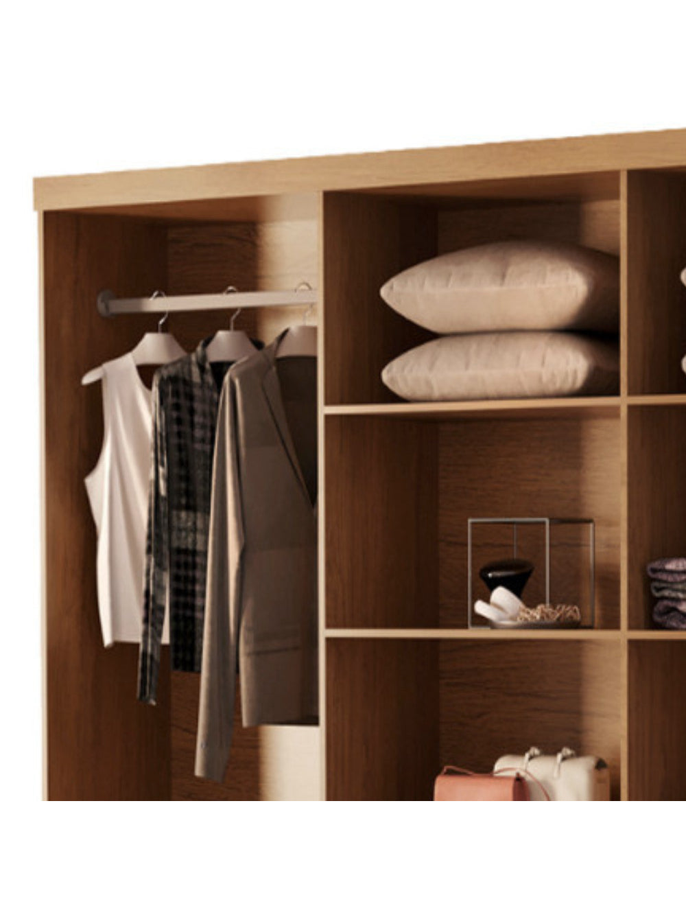 Guarda Roupa Casal Heros com 8 Portas e 4 Gavetas MDF Moderna