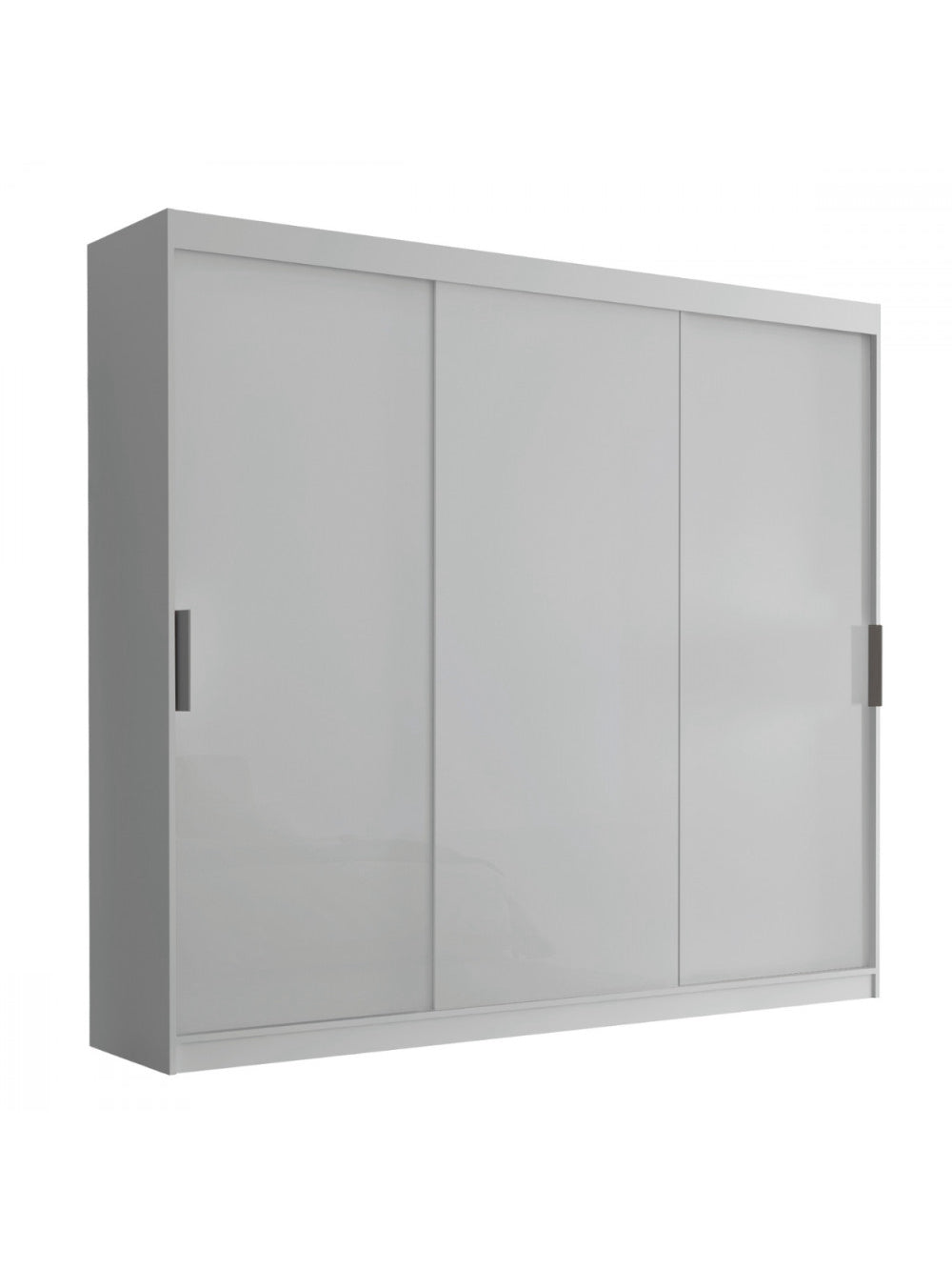 Guarda Roupa Casal Vitor em MDF com 3 Portas e 6 Cabideiros Moderna - Naturalle
