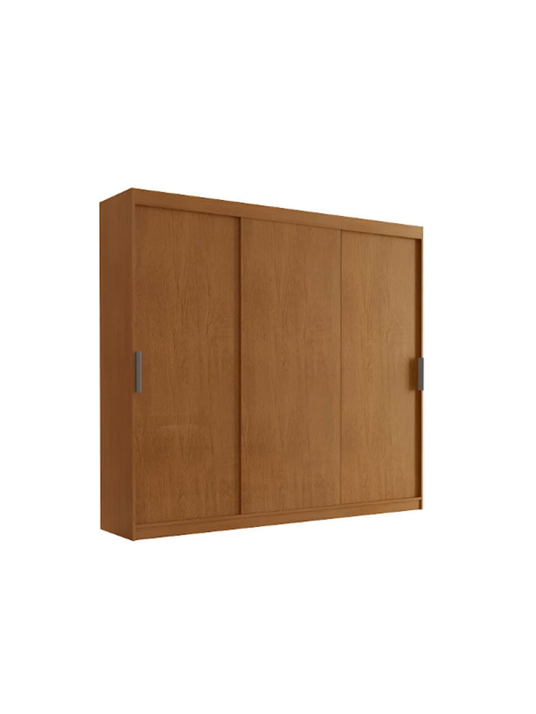 Guarda Roupa Casal Vitor em MDF com 3 Portas e 6 Cabideiros Moderna