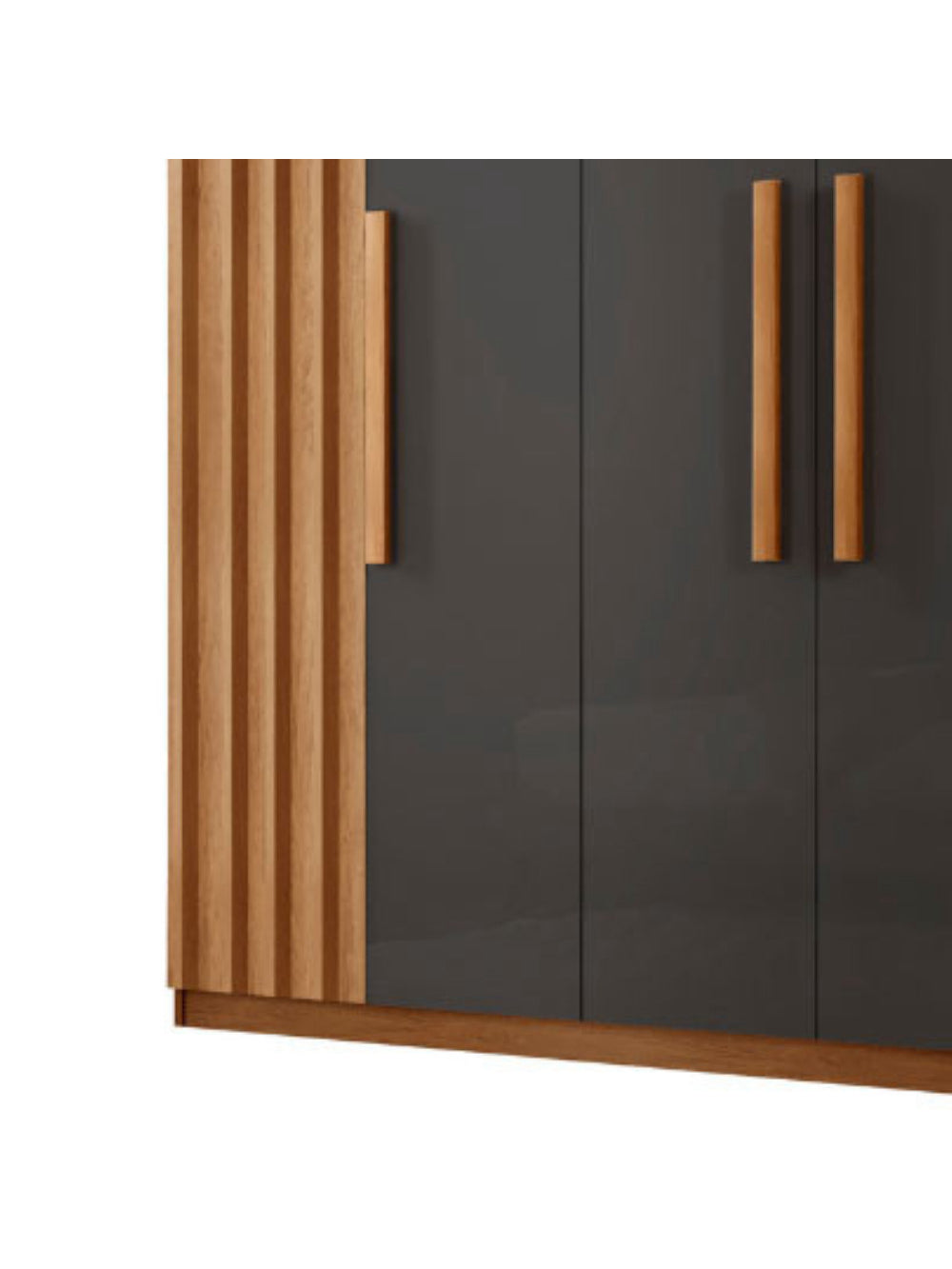 Guarda Roupa Casal Roma MDF 6 Portas e 2 Gavetas Moderna