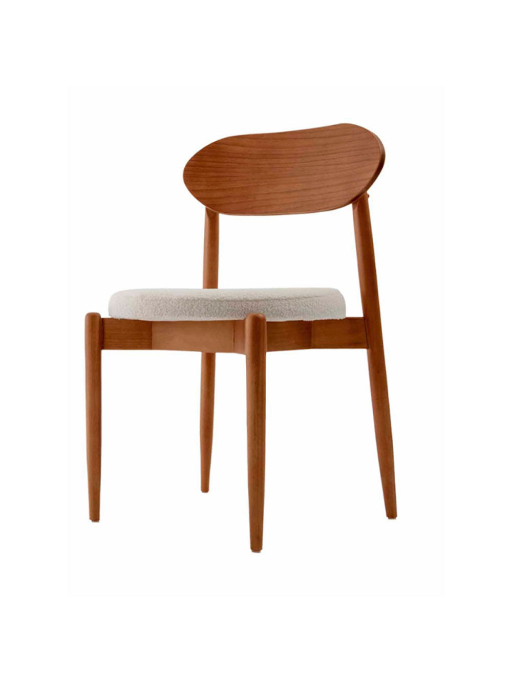 Conjunto com 2 cadeiras Ballare em Madeira Maciça para Sala de Jantar