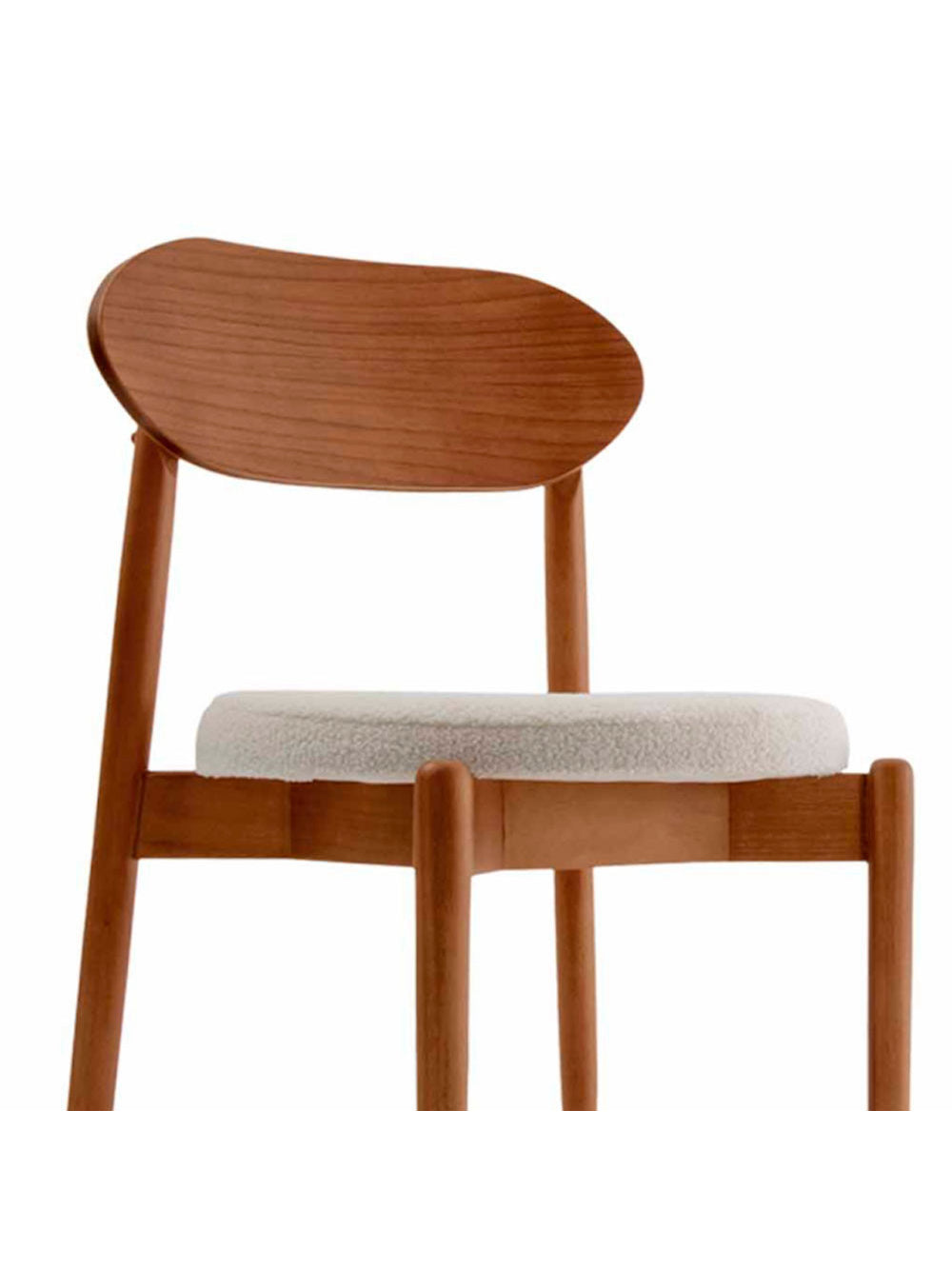 Conjunto com 2 cadeiras Ballare em Madeira Maciça para Sala de Jantar