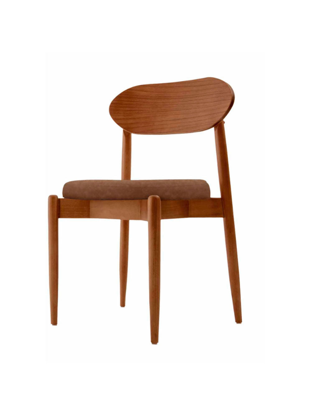 Conjunto com 2 cadeiras Ballare em Madeira Maciça para Sala de Jantar