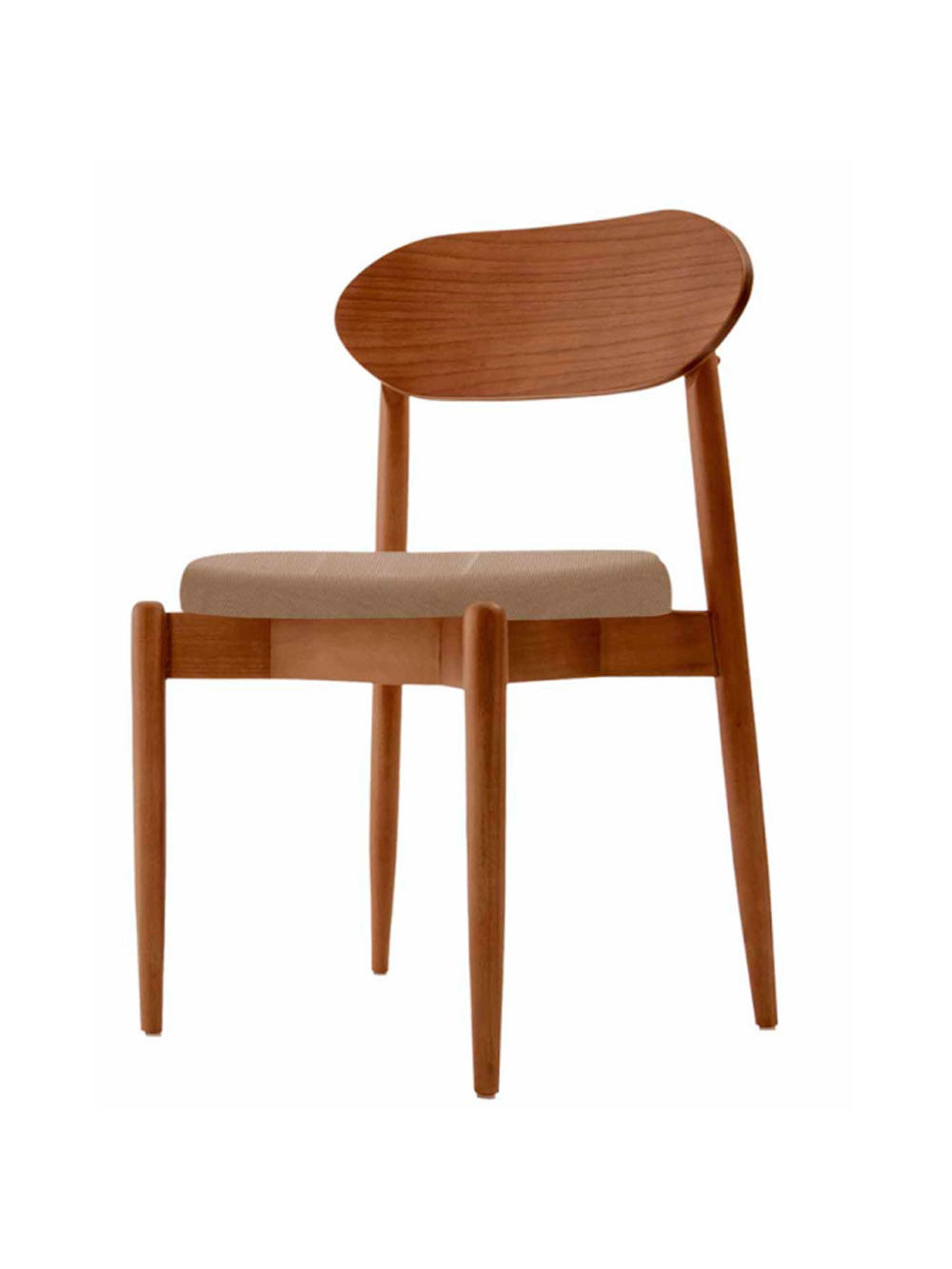 Conjunto com 2 cadeiras Ballare em Madeira Maciça para Sala de Jantar