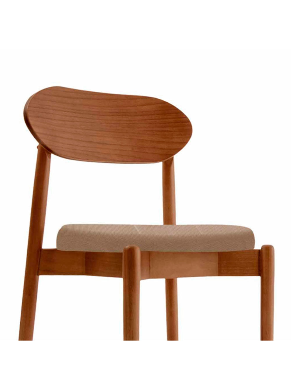 Conjunto com 2 cadeiras Ballare em Madeira Maciça para Sala de Jantar