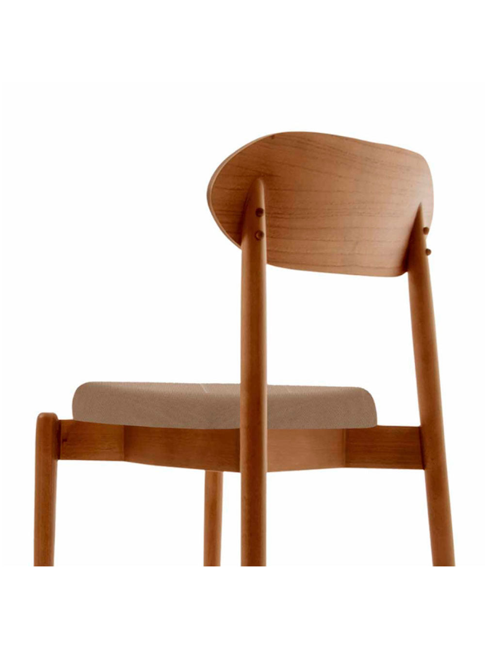 Conjunto com 2 cadeiras Ballare em Madeira Maciça para Sala de Jantar