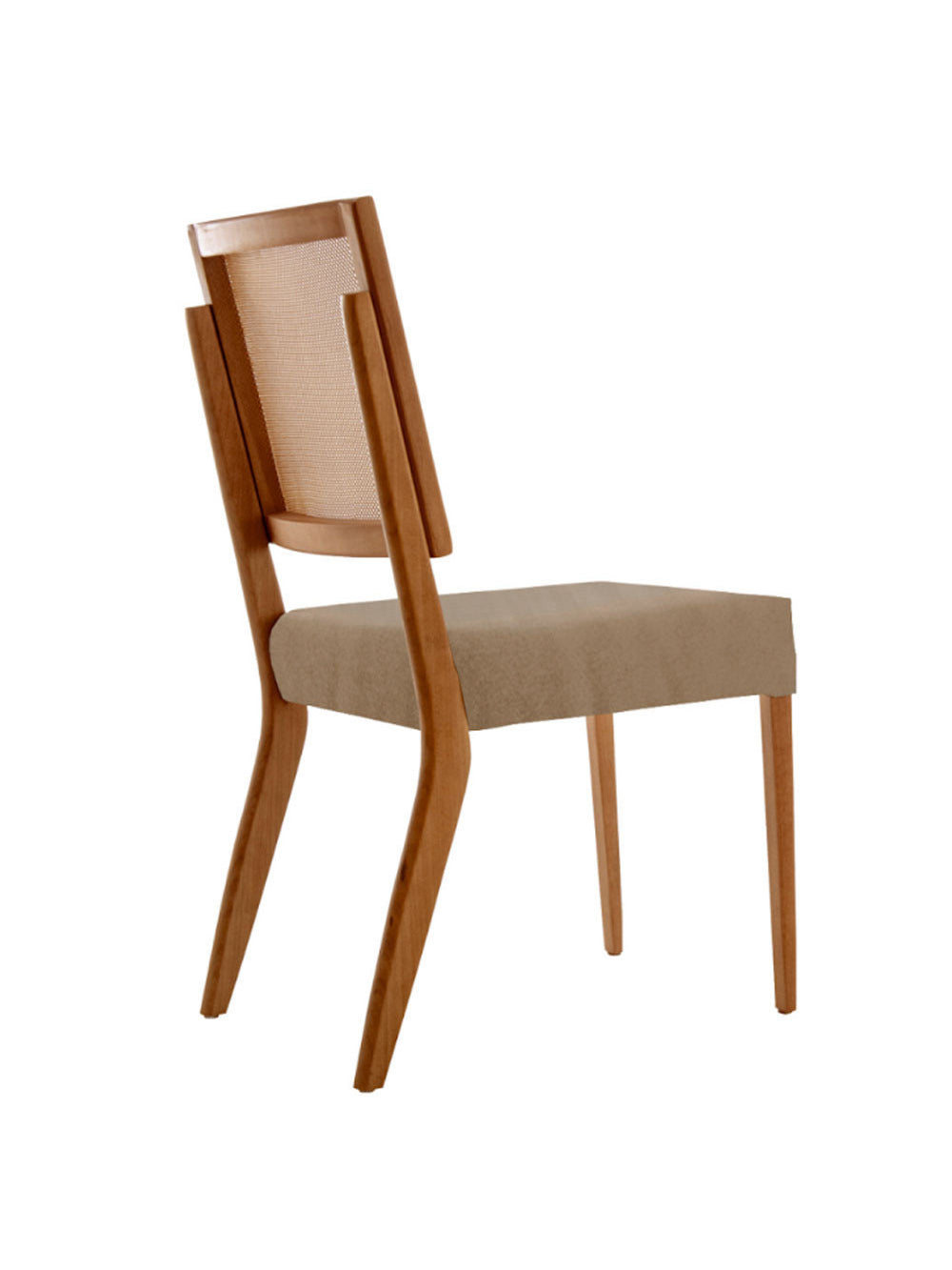 Conjunto com 2 cadeiras Aila em Madeira Maciça para Sala de Jantar Moderna Mobília