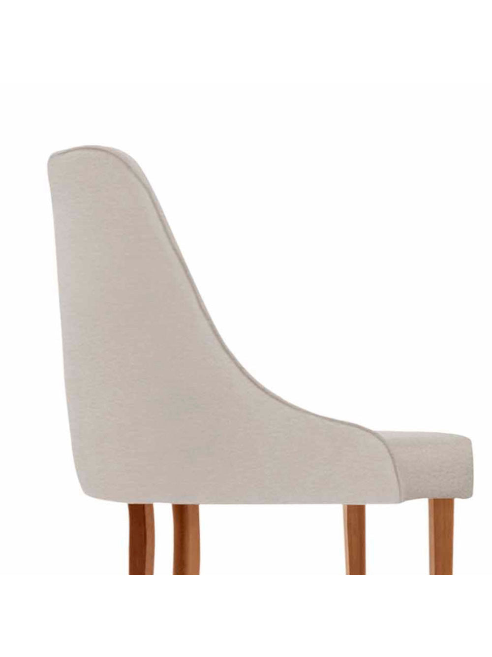 Conjunto com 2 Cadeiras Esmeralda em Madeira Maciça para Sala de jantar Moderna Mobília
