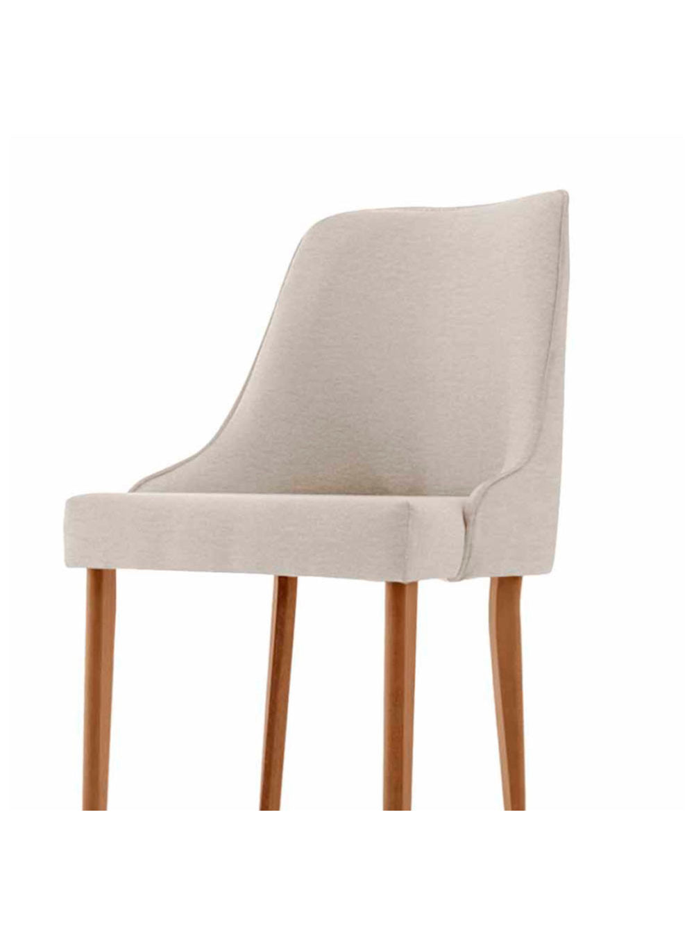 Conjunto com 2 Cadeiras Esmeralda em Madeira Maciça para Sala de jantar Moderna Mobília