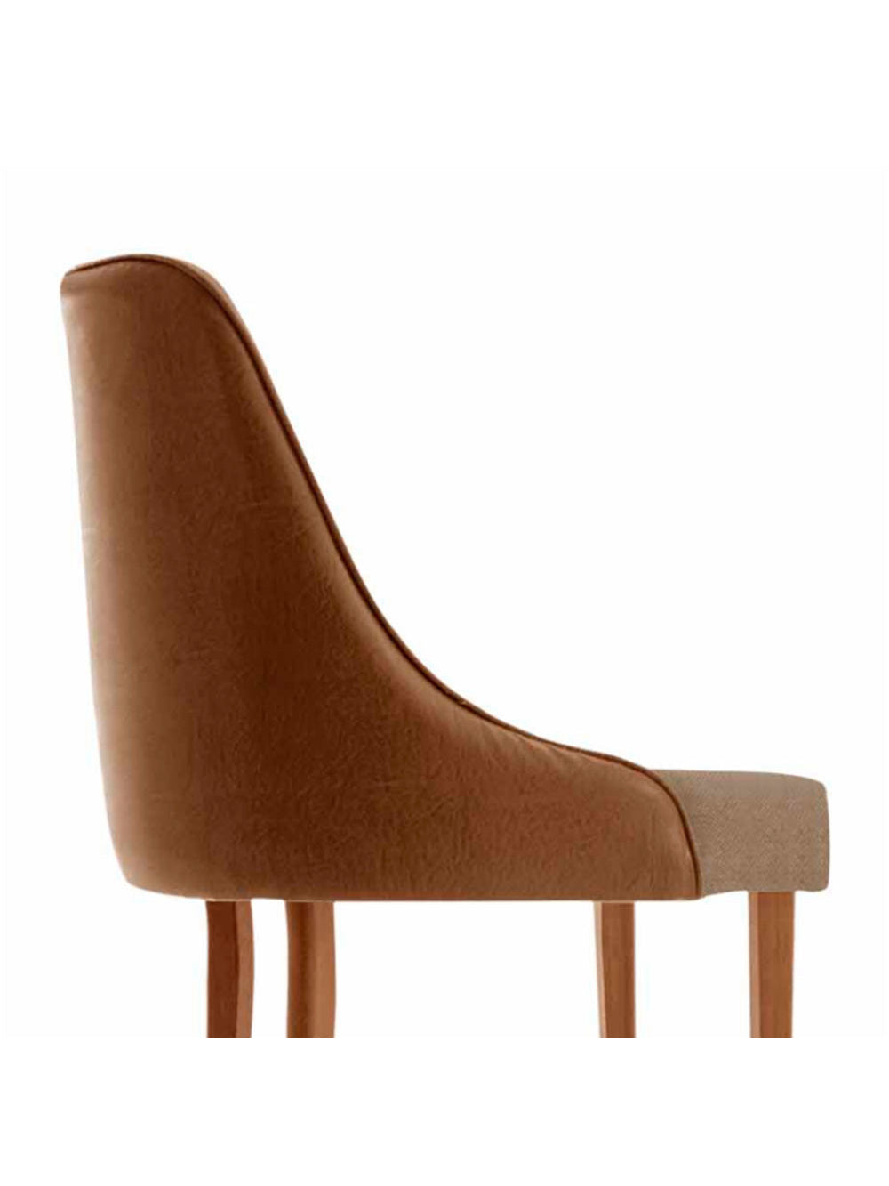 Conjunto com 2 Cadeiras Esmeralda em Madeira Maciça para Sala de jantar Moderna Mobília