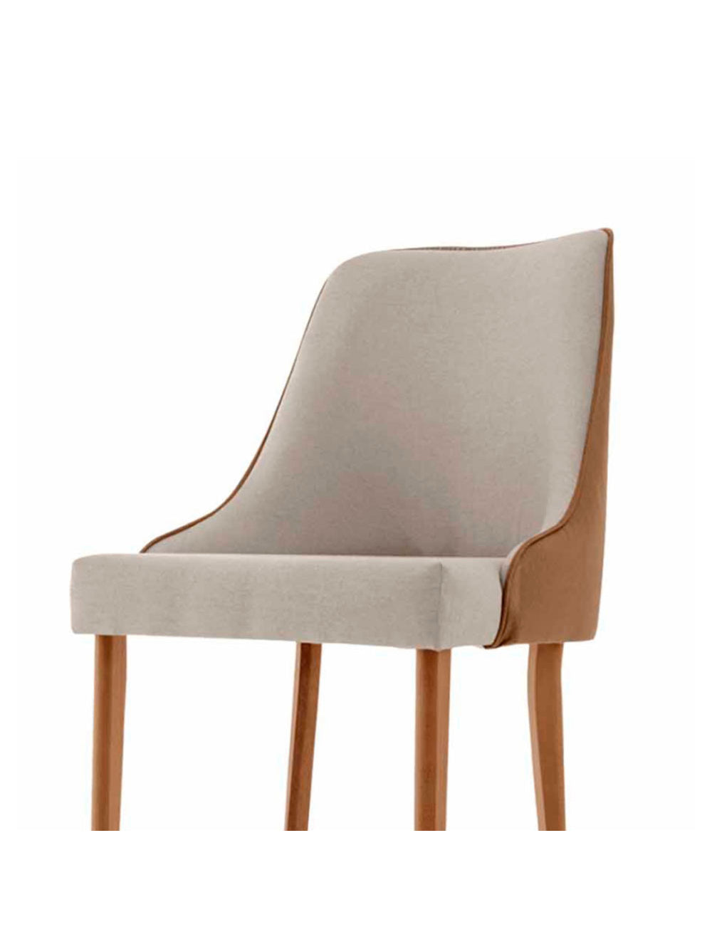 Conjunto com 2 Cadeiras Esmeralda em Madeira Maciça para Sala de jantar Moderna Mobília