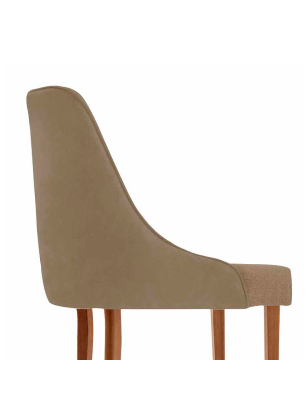 Conjunto com 2 Cadeiras Esmeralda em Madeira Maciça para Sala de jantar Moderna Mobília