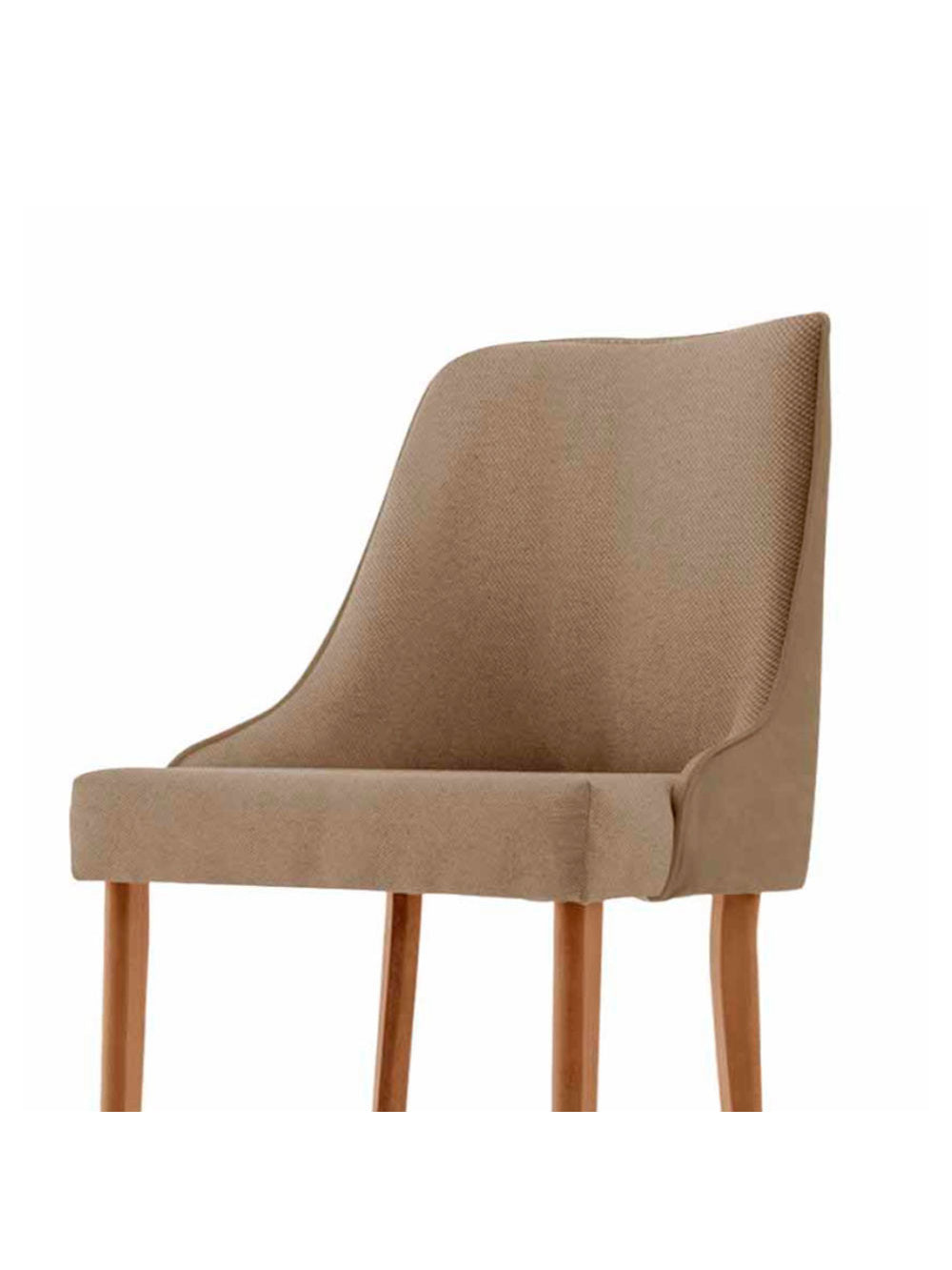 Conjunto com 2 Cadeiras Esmeralda em Madeira Maciça para Sala de jantar Moderna Mobília