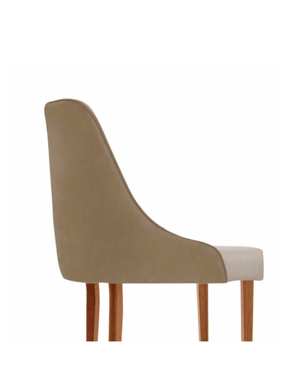 Conjunto com 2 Cadeiras Esmeralda em Madeira Maciça para Sala de jantar Moderna Mobília