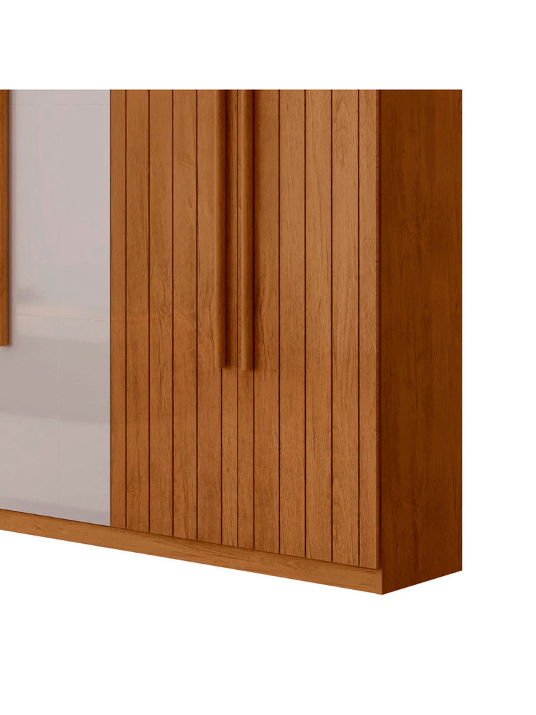 Guarda Roupa Casal Toronto MDF 8 Portas e 4 Gavetas Moderna Mobília