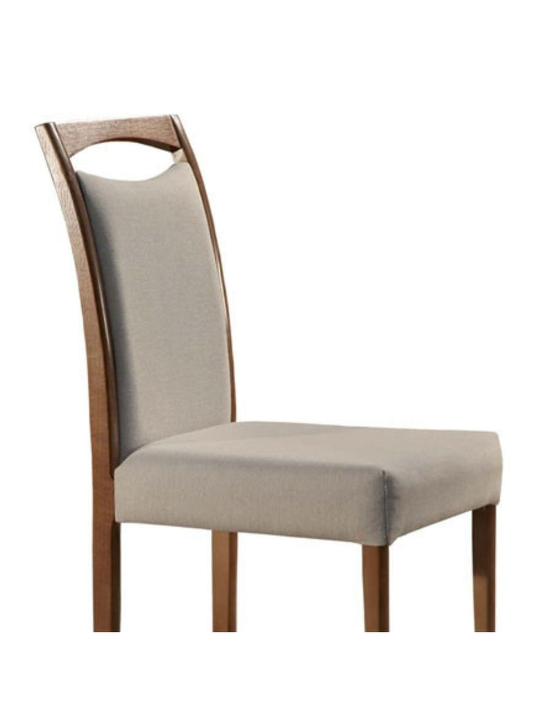 Conjunto para Sala de jantar Munique em Madeira Maciça 6 cadeiras Mobillare