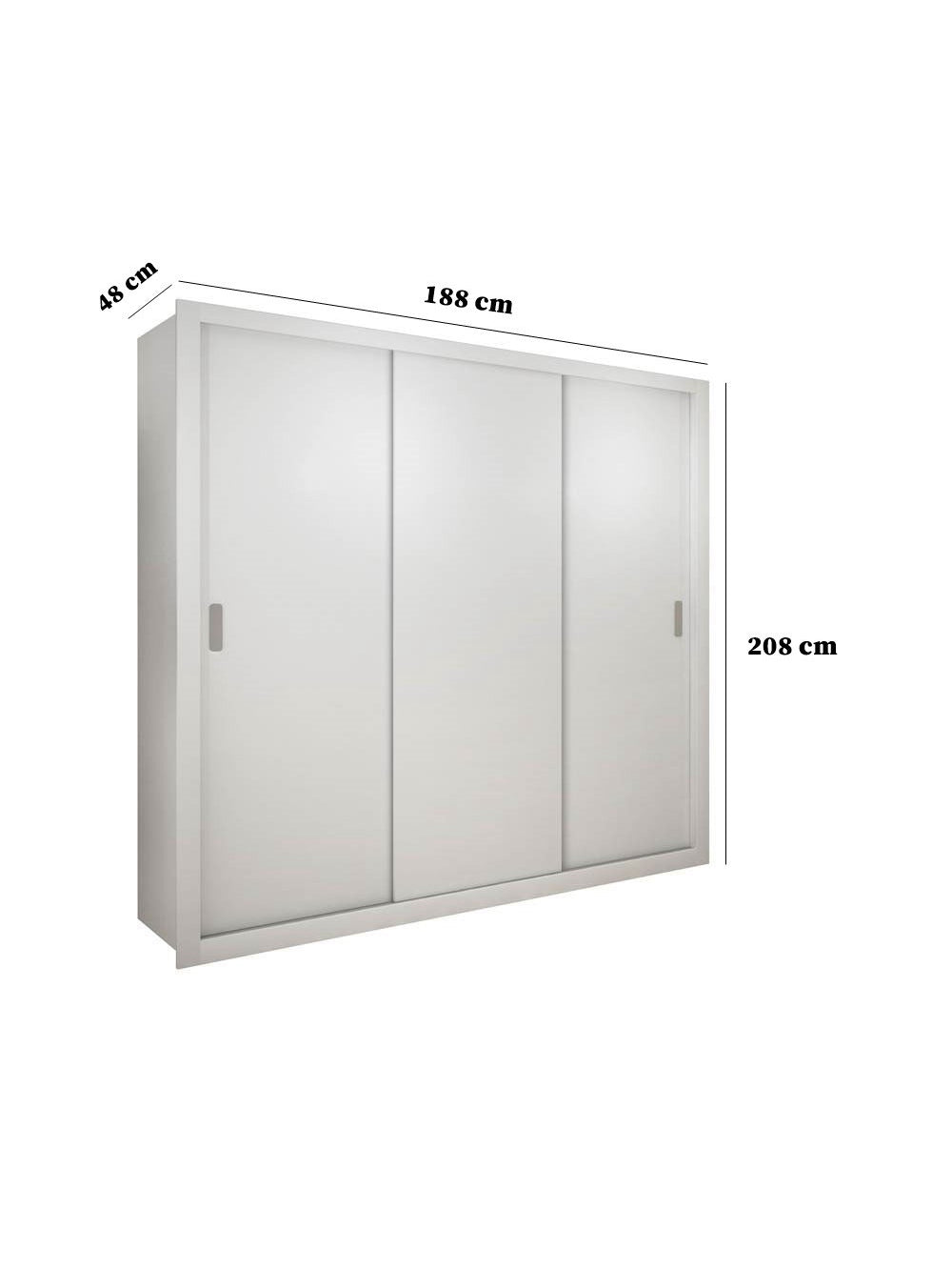 Guarda Roupa Casal Veneza 3 Portas 4 Gavetas MDF Rufato - Imbuia