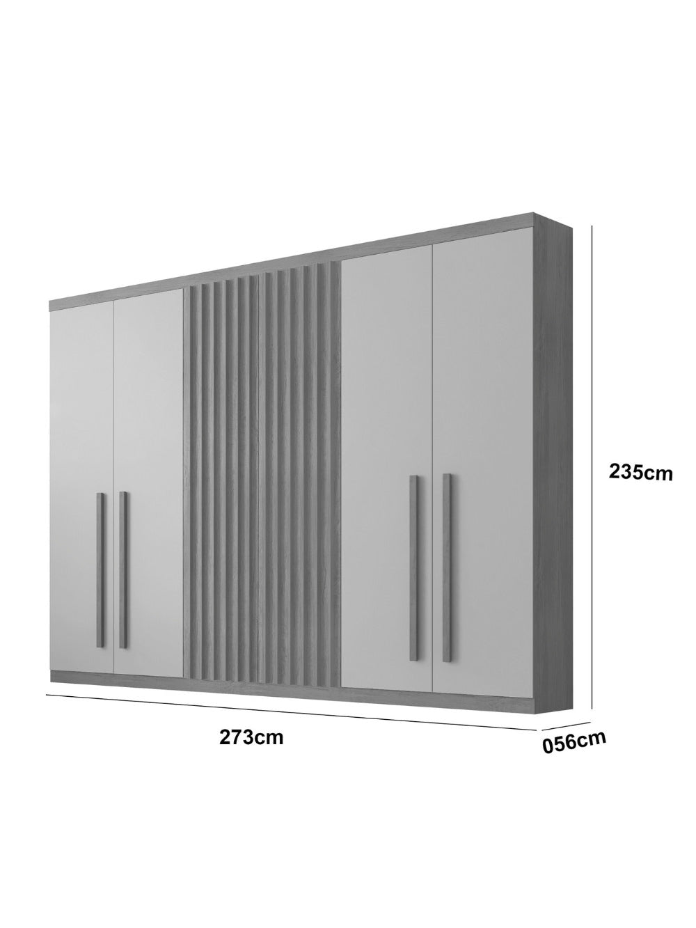 Guarda Roupa Casal Orion MDF com 6 Portas e 6 Gavetas