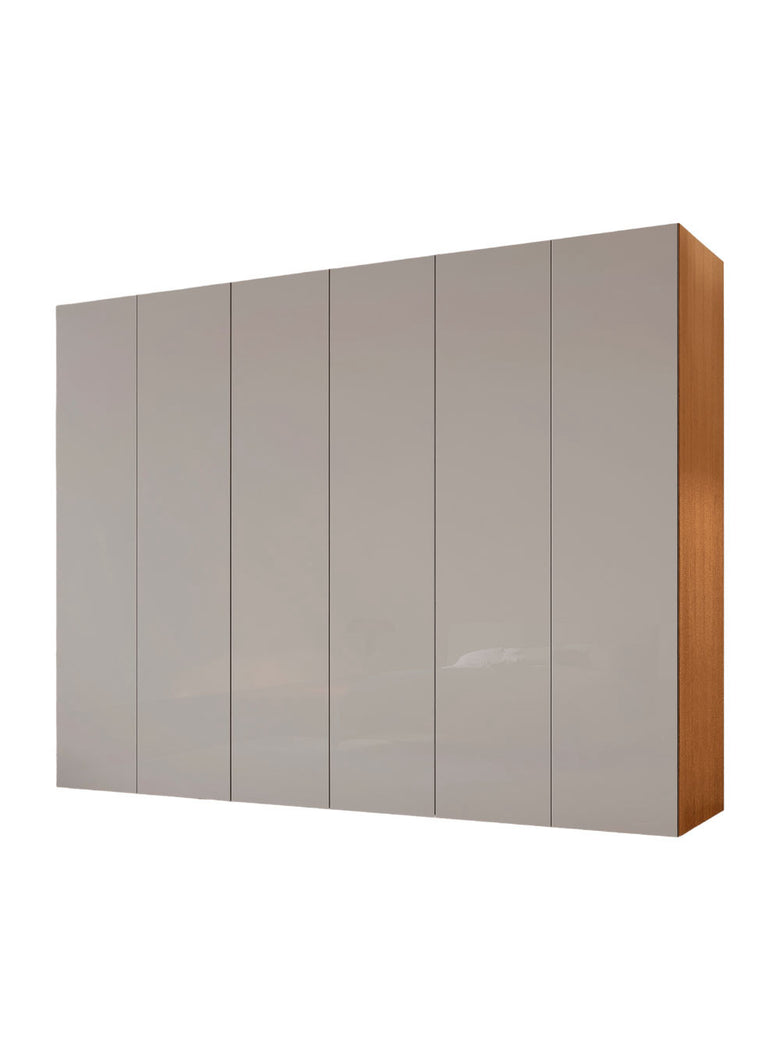 Guarda Roupa Casal Coliseu 100 MDF 6 Portas e 6 Gavetas Moderna Mobília