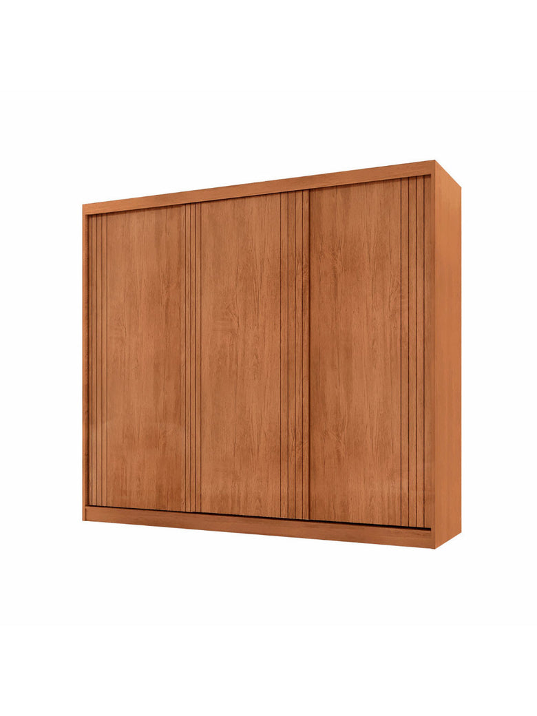 Guarda Roupa Casal Connor 100 MDF 3 Portas e 4 Gavetas - Moderna Mobília