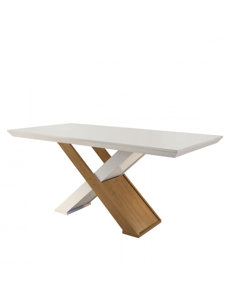 Conjunto Sala de Jantar Carol 180 MDF Laqueado com 06 Cadeiras