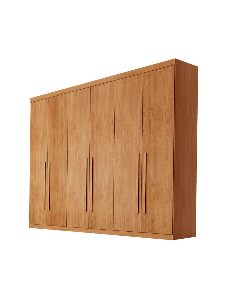Guarda Roupa Casal Encanto 100 MDF 6 Portas e 4 Gavetas Rufato