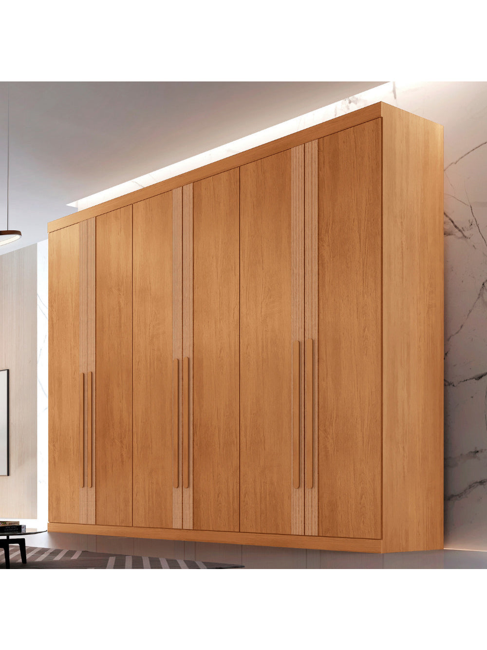 Guarda Roupa Casal San Miguel 6 Portas 6 Gavetas Rufato