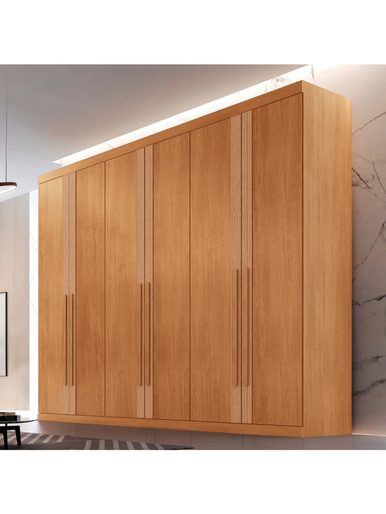 Guarda Roupa Casal San Miguel 6 Portas 6 Gavetas Rufato