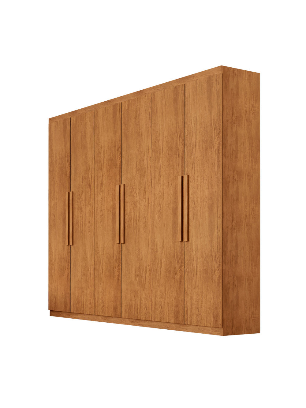 Guarda Roupa Casal Hera 6 Portas MDF Rufato - Naturalle