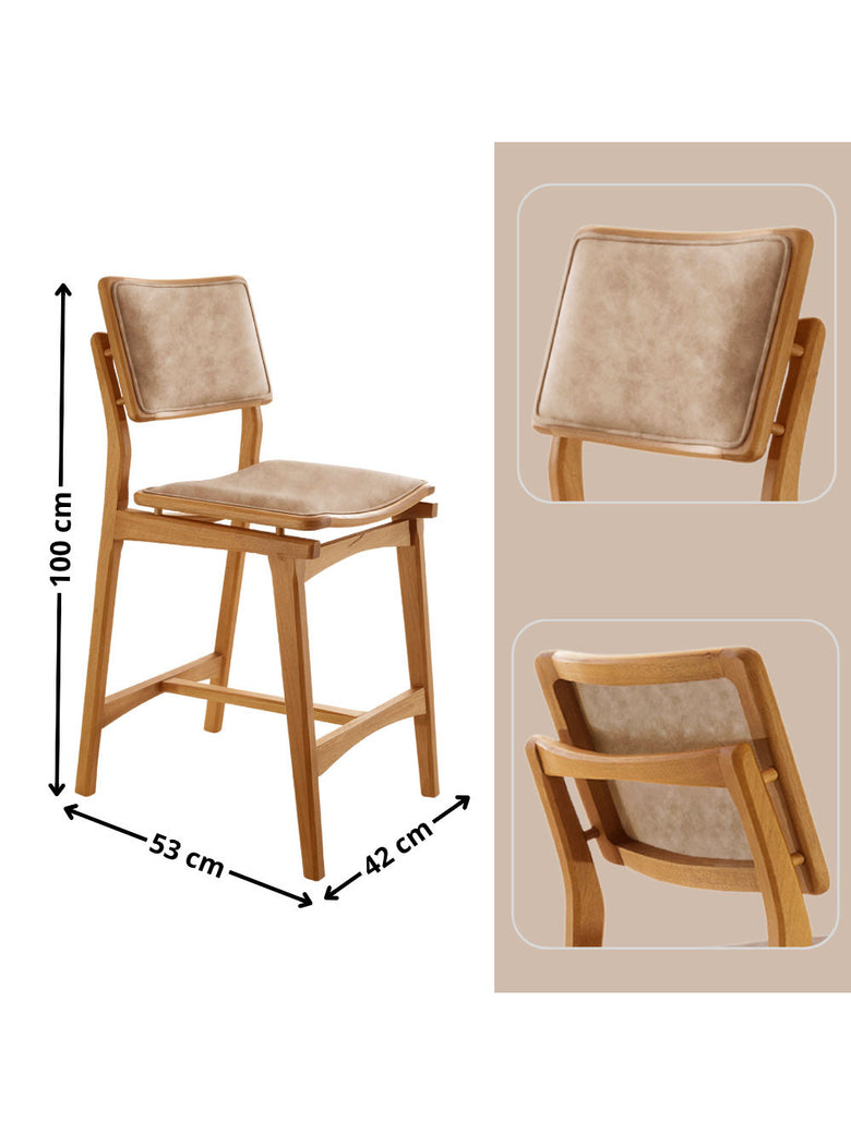 Conjunto com 2 Banquetas Eva Moderna